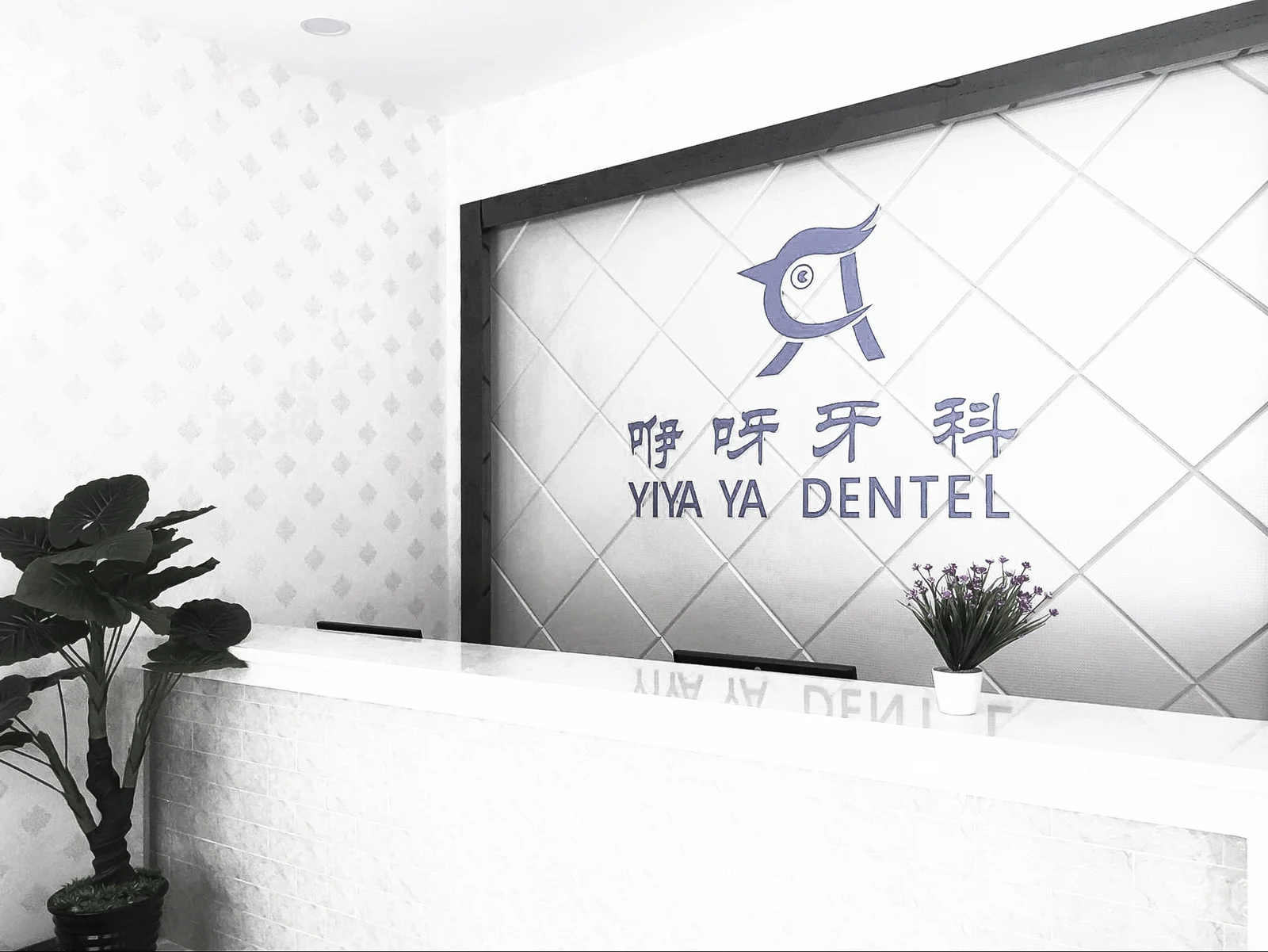 巴东咿呀口腔有限公司信陵诊所 · 前台接待区
